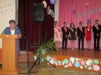 Поздравление выпускников  директором школы Галиной Петровной Дмитрук